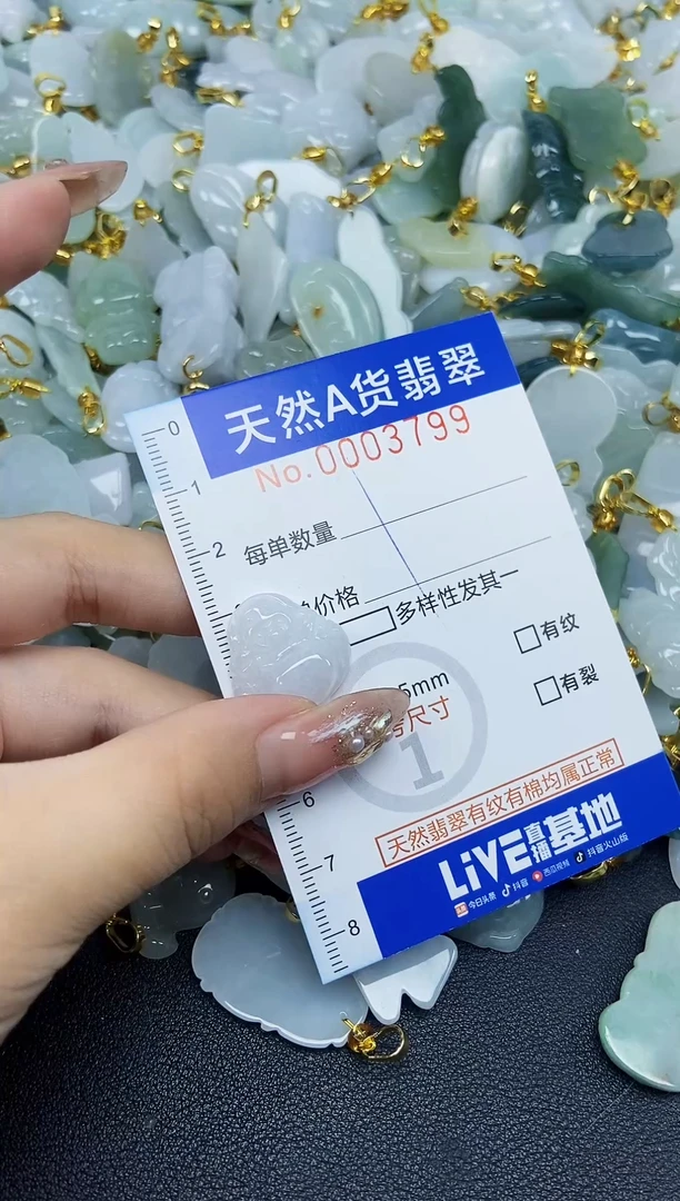 翡翠未镶嵌颈饰天然A货翡翠