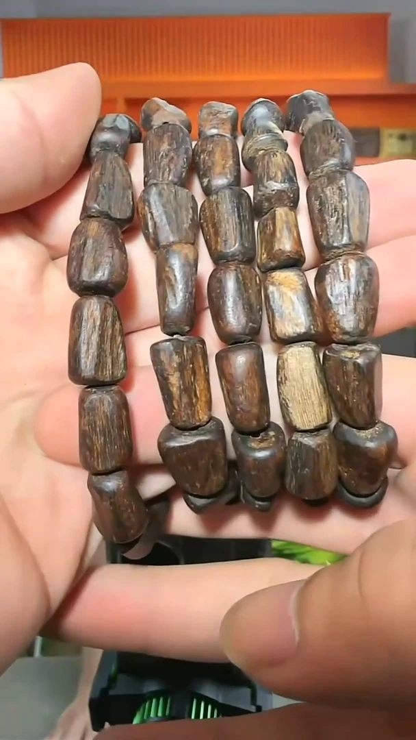 沉香手串232号紫伽罗12g多样性发一