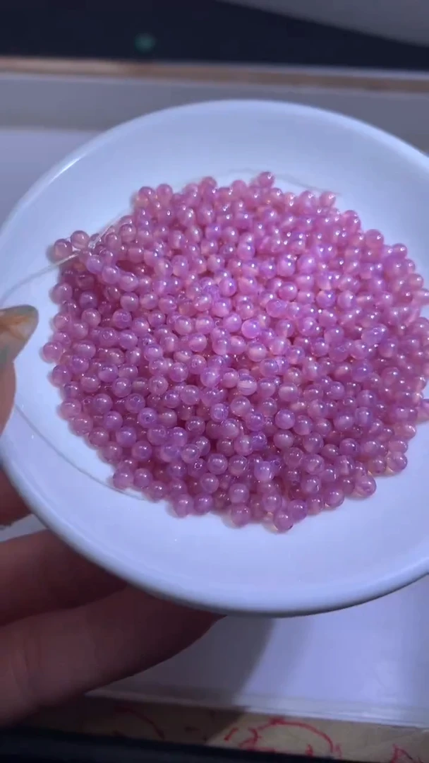未镶嵌散珠红宝石B2139 粉宝石3mm10个7.8元
