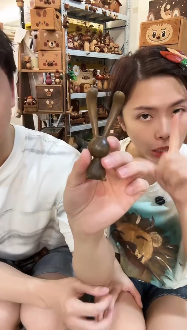 木原木绿檀小兔按摩