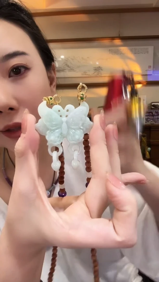 颈饰未镶嵌翡翠国风