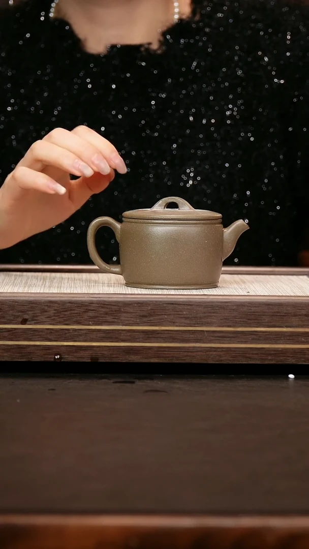 茶壶紫砂青段 汉瓦