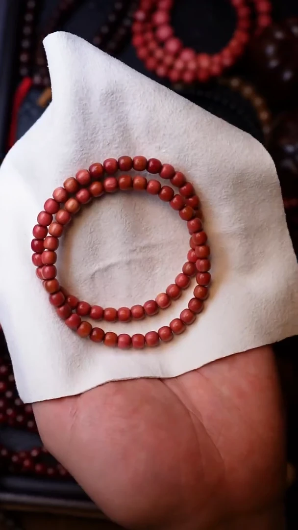 非洲檀香手串/手链粉象6mm