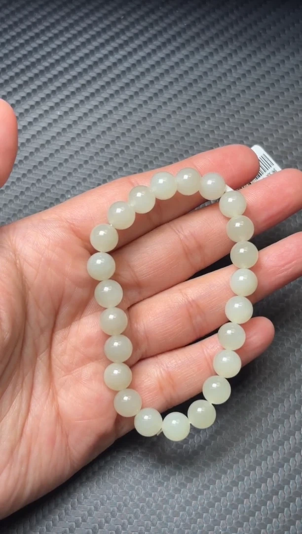 未镶嵌手串和田玉且末迪克兰一细微色差卡8h