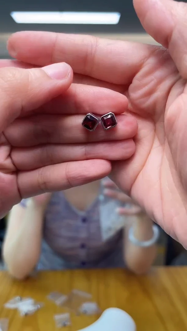 石榴石·银S925镶嵌（多样性单个发货）