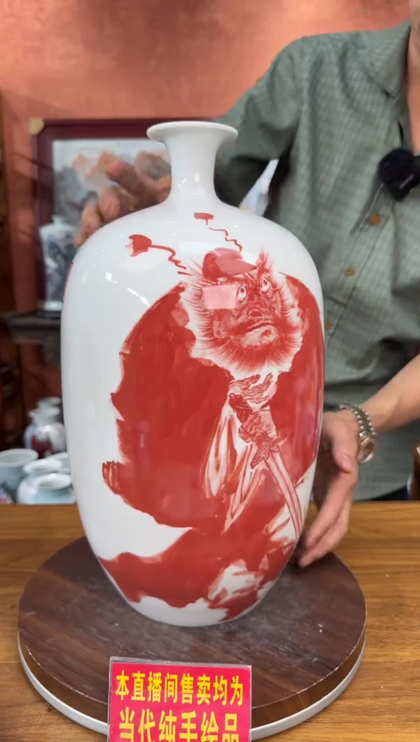 吴义松陶盟手工手绘陶瓷编码：4728