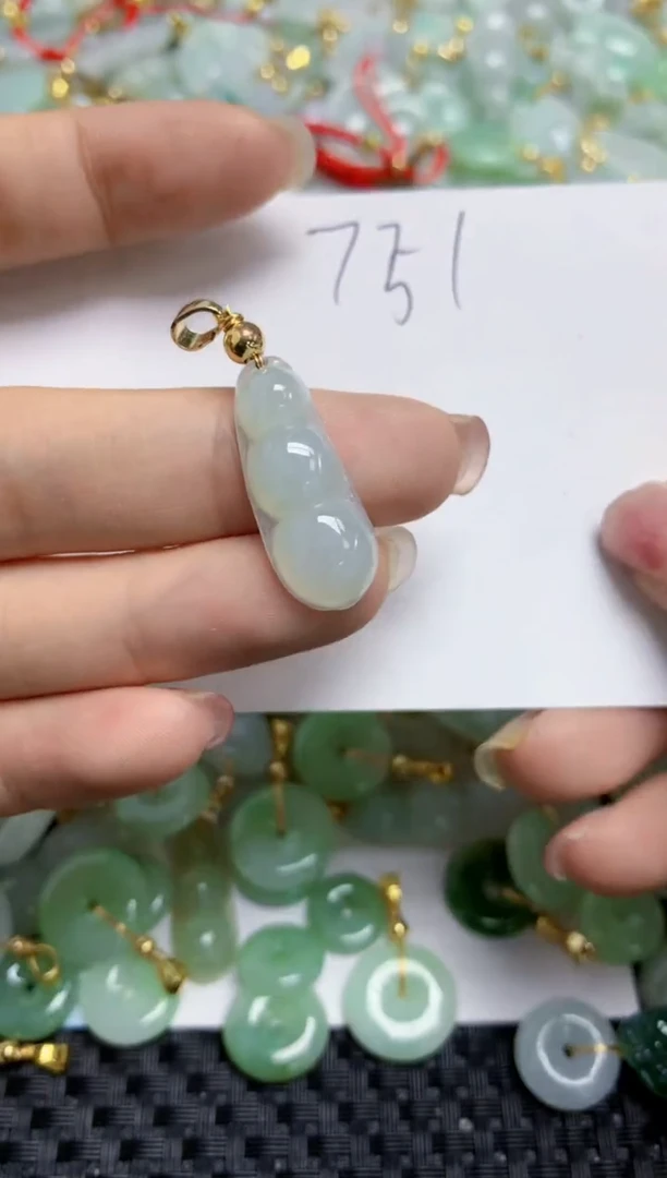 【闪购商品】翡翠颈饰合金天然A货翡翠