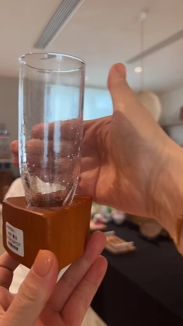 茶道摆件0000木作酒器大号1127 高度15