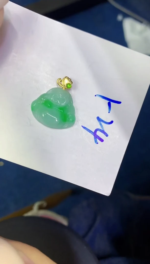 颈饰未镶嵌翡翠缅甸天然翡翠A货