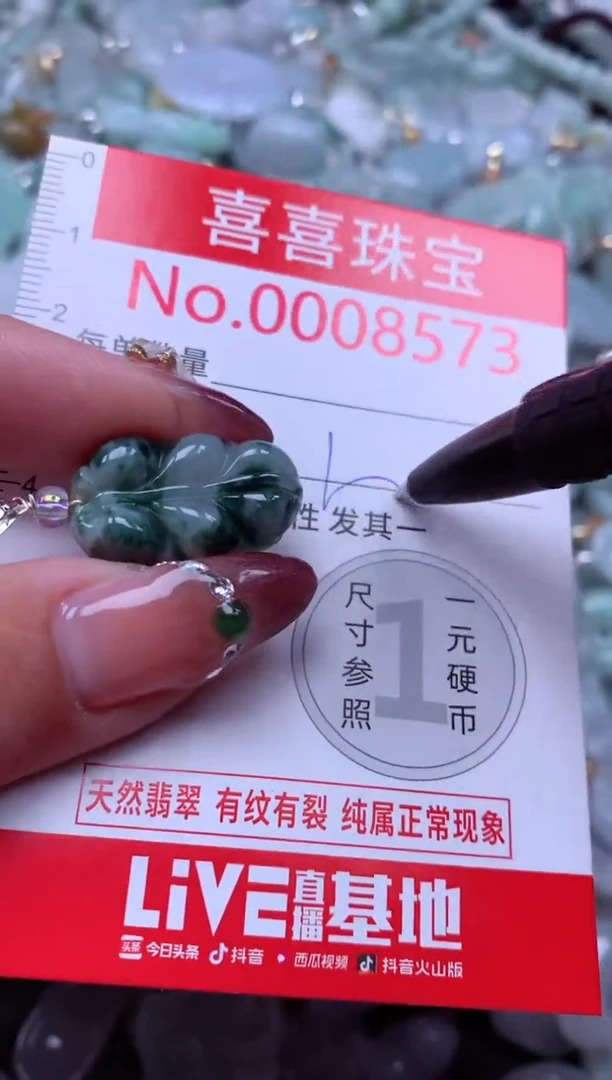 颈饰未镶嵌翡翠8573