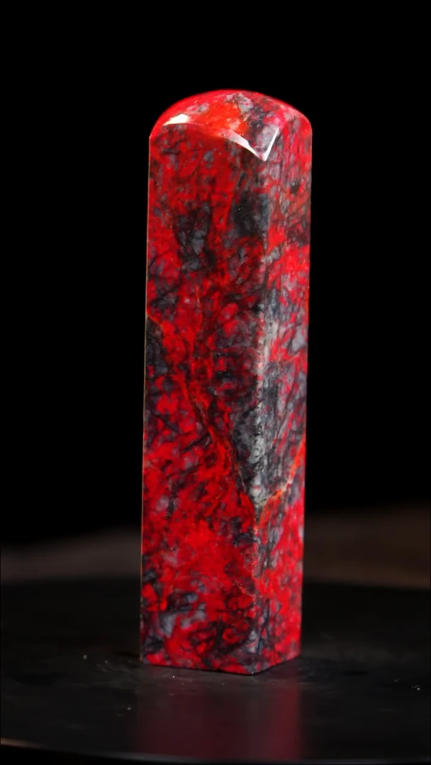 鸡血石大红袍鸡血石旬阳