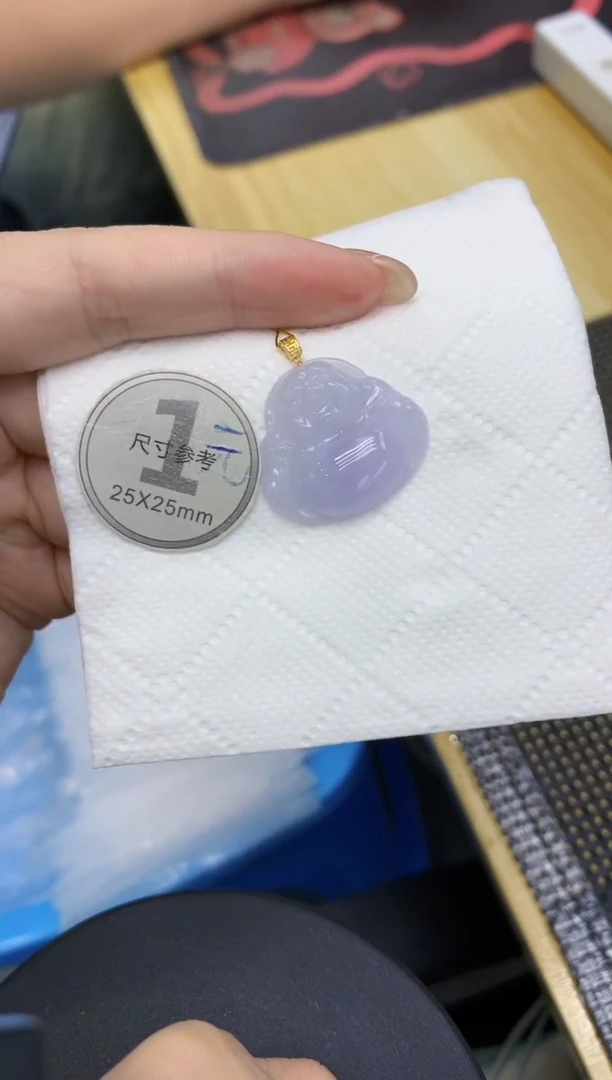 颈饰18K金镶嵌翡翠1111111