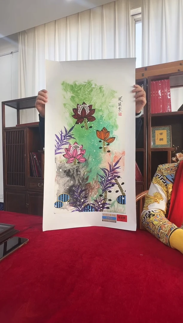 国画杨风顺老师2平尺作品