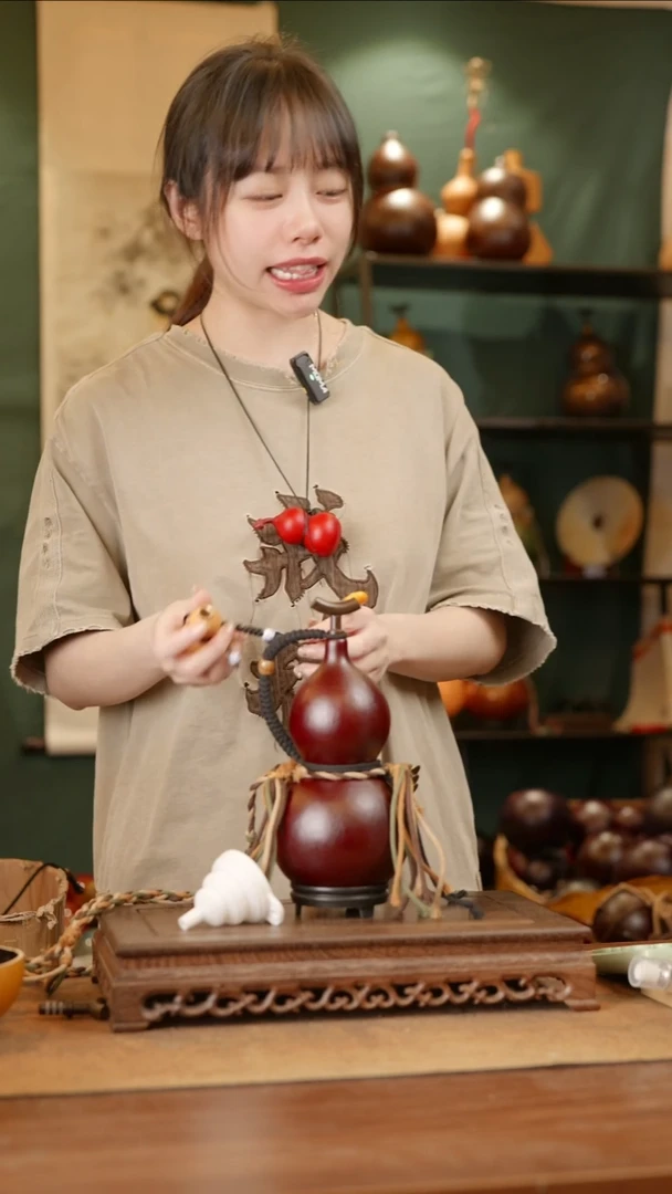 155号精品天然大漆酒葫芦一物一拍~