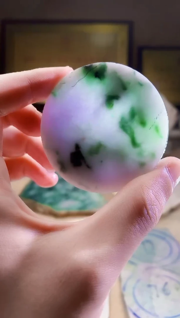 翡翠挂件未镶嵌A货张麦4176