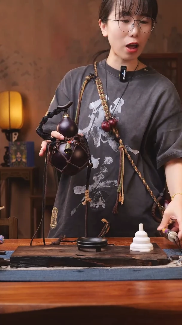 1499号精品大漆葫芦防腐防渗装水茶酒