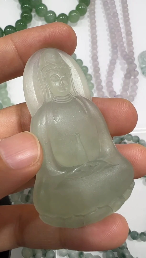 未镶嵌定制翡翠素衣