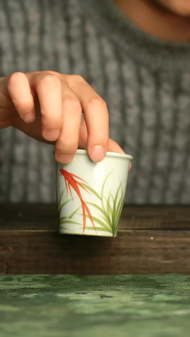 青诗集手工手绘瓷器