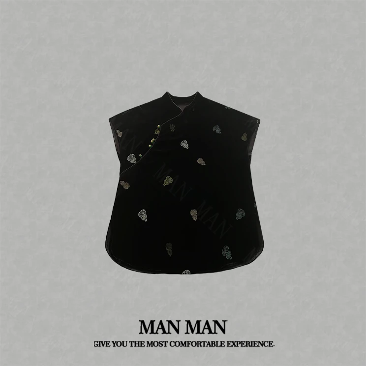 『福禄』满满出品-桑蚕丝丝绒衫25208重磅舒适夏款短袖气质时尚