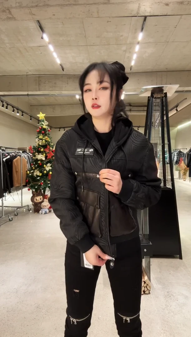 48码（110-125斤）拼皮夹克