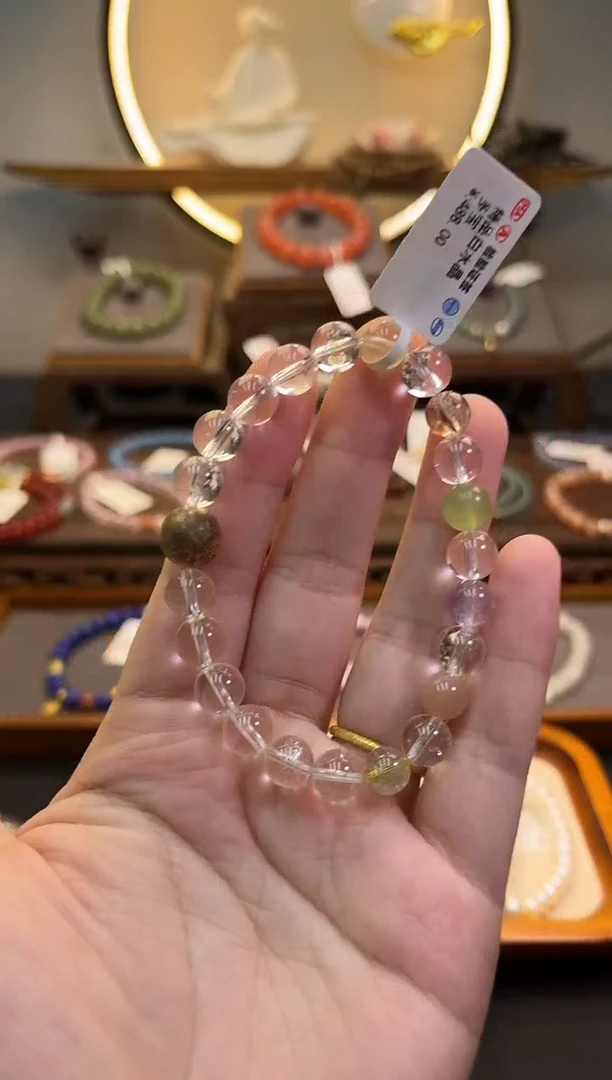 水晶手链未镶嵌货号655