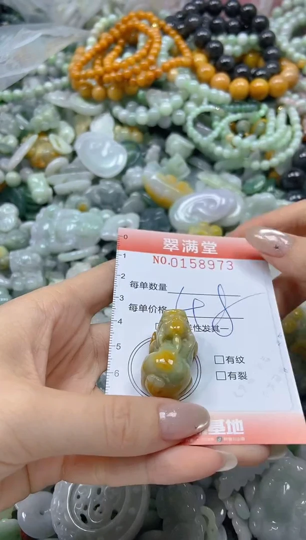 翡翠未镶嵌颈饰闪购0158973