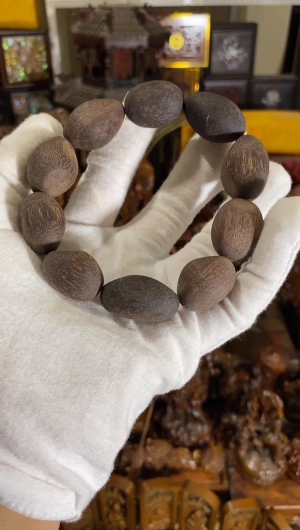 木中之王糖结紫奇单圈手串