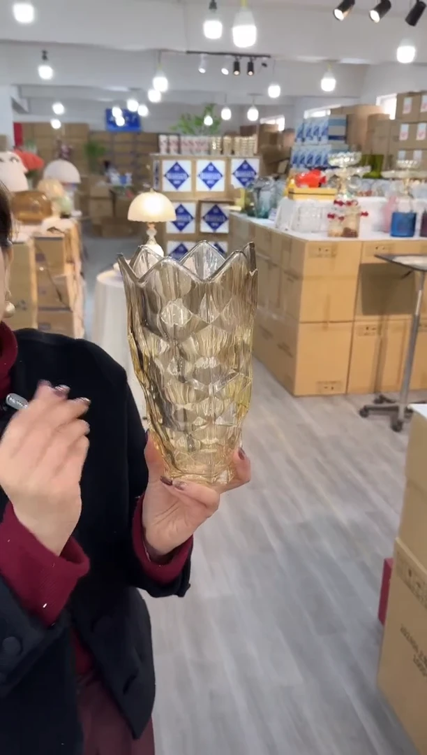 【闪购商品】琉璃椿疆花器B-10晚