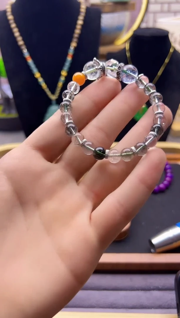 【闪购商品】水晶手链银S925镶嵌S551