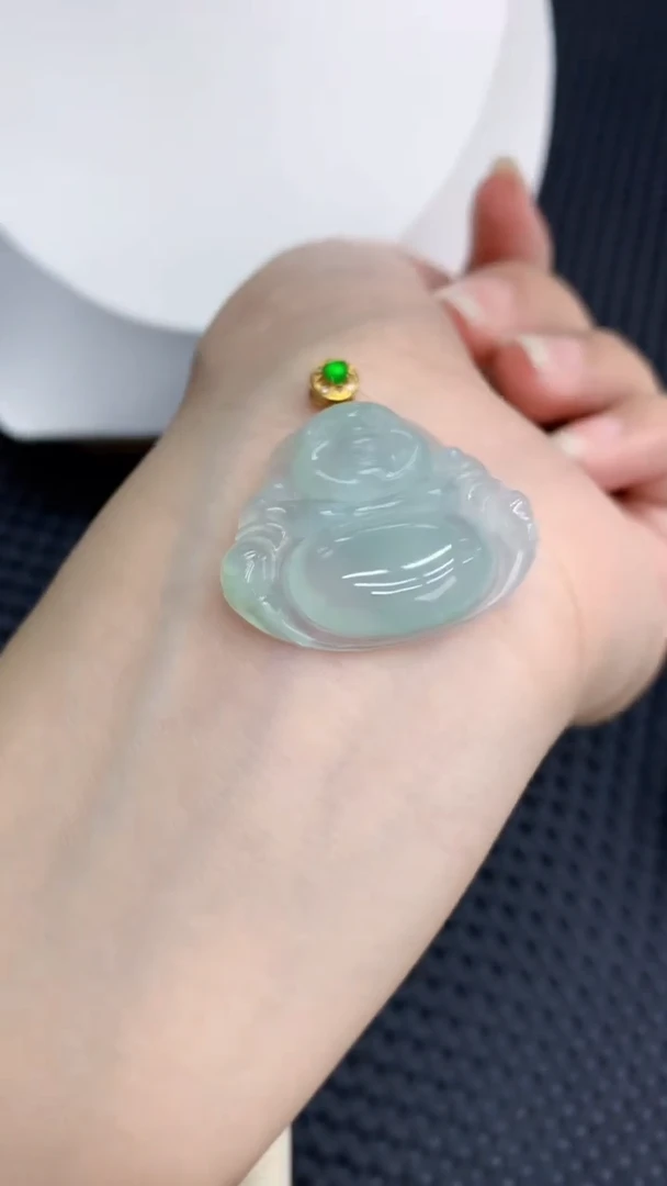 【闪购商品】翡翠颈饰18K金镶嵌            8