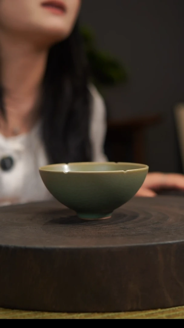 杯子街****店葵口杯 汝州原产地  原矿老釉