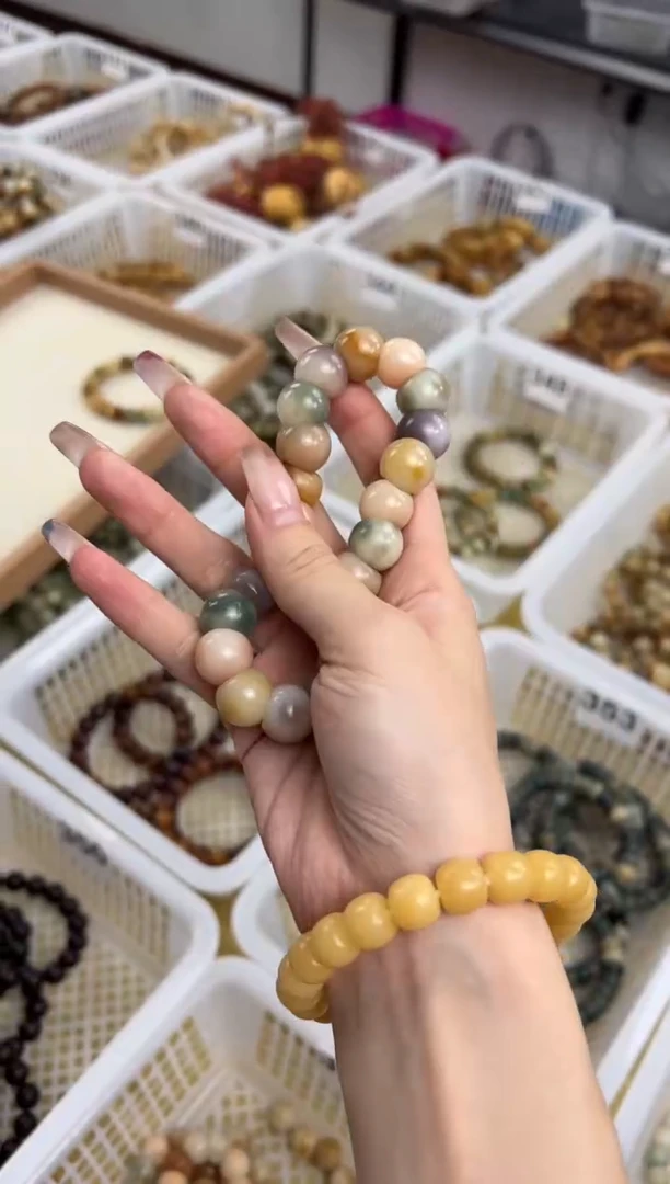 手串菩提根/象牙果卡14马卡龙多宝飘花大肠354