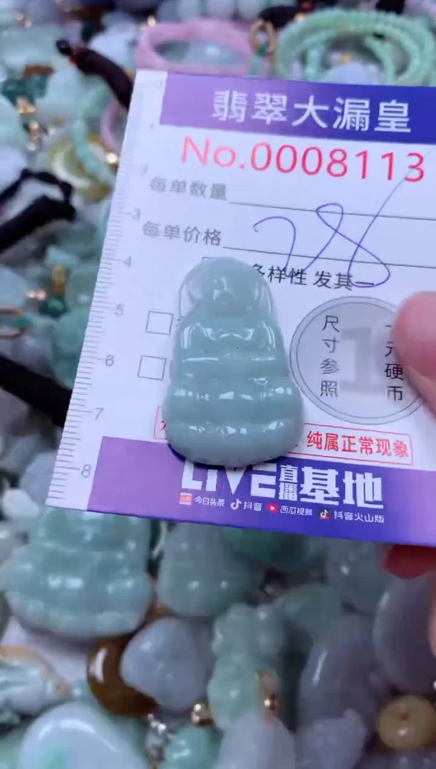 吊坠(不含链)未镶嵌翡翠8113