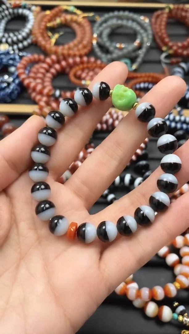 【闪购商品】玛瑙/玉髓手串未镶嵌手串