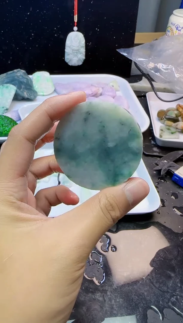 颈饰未镶嵌翡翠059天然A货翡翠