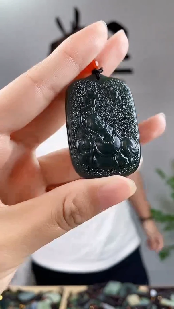 和田玉未镶嵌颈饰拍一发一，多样性发货