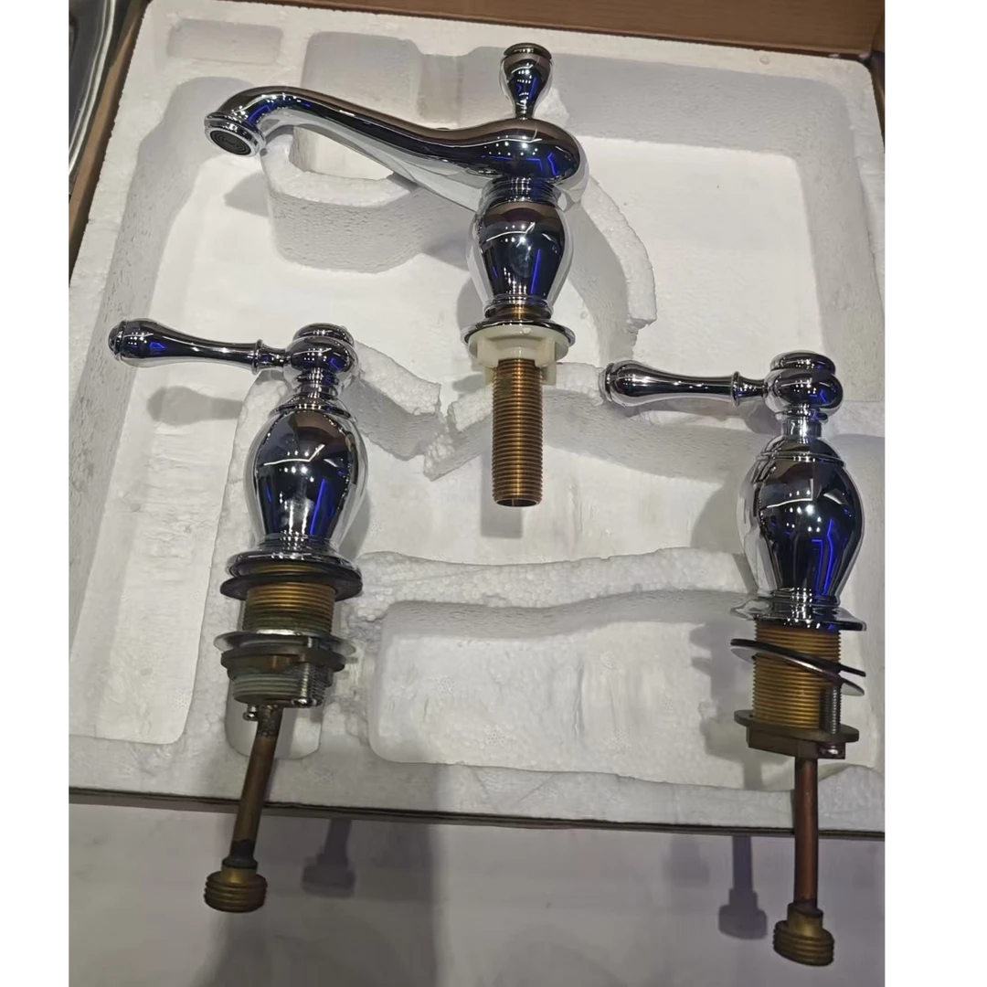 欧式风格三孔面盆龙头