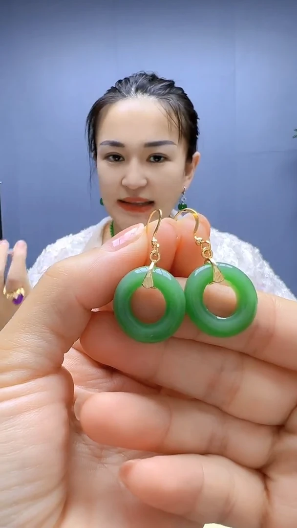 颈饰14K金镶嵌和田玉随昔diy颈饰