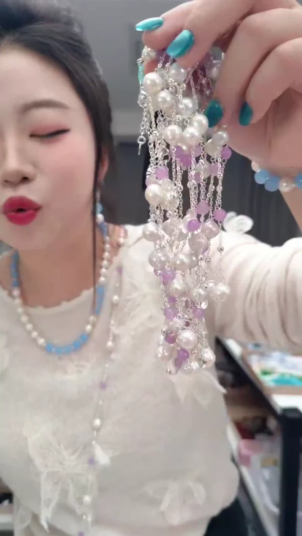 颈饰未镶嵌淡水珍珠1407满天星