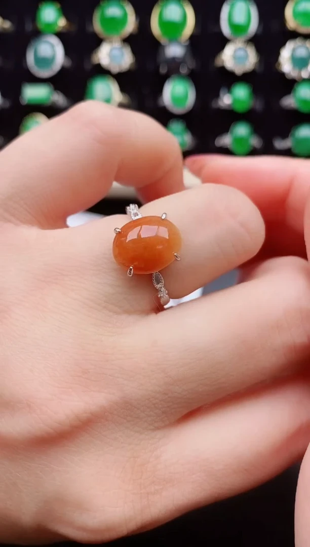 【闪购商品】翡翠戒指银S925镶嵌212121