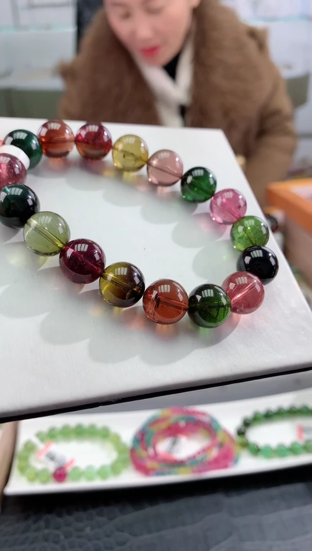 【闪购商品】碧玺手串未镶嵌多样性发一条