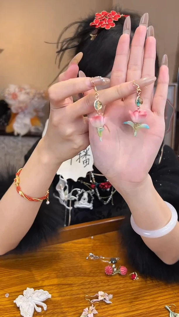 刺绣苏绣世家非遗手工（耳环）