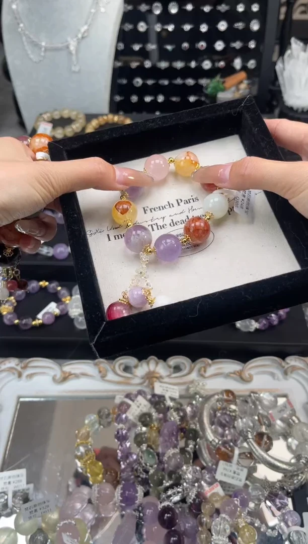 【闪购商品】水晶手链未镶嵌天然水晶 多样性发货