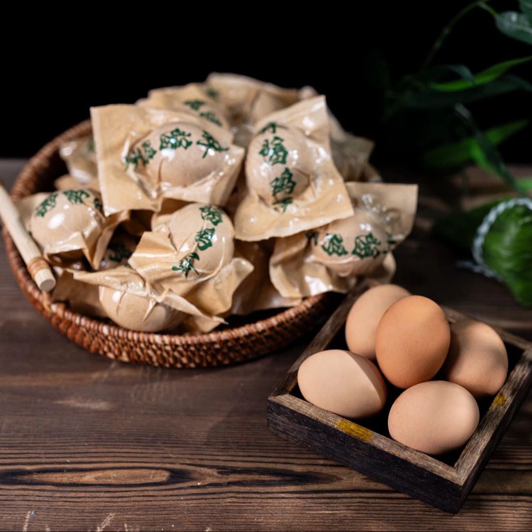 嘎嘎油麻酱鸡蛋50g*30枚特产流油麻酱风味鸡蛋开袋即食熟TY