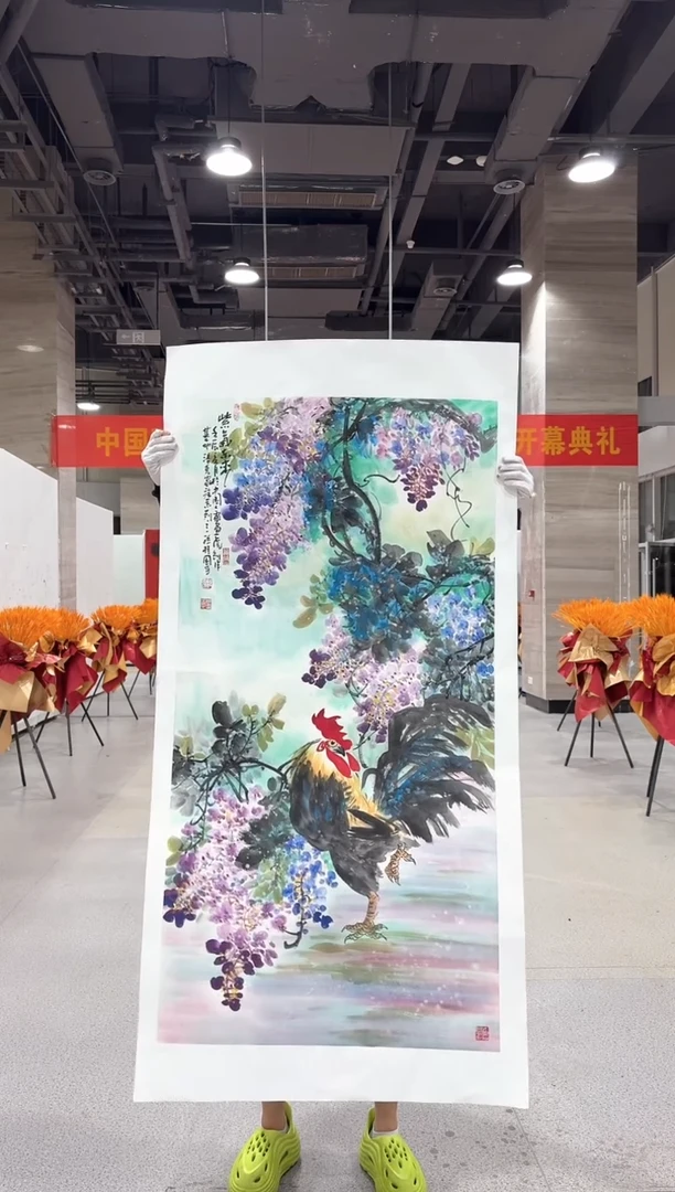 国画孙桂国老师国画作品，带合影证书11-40