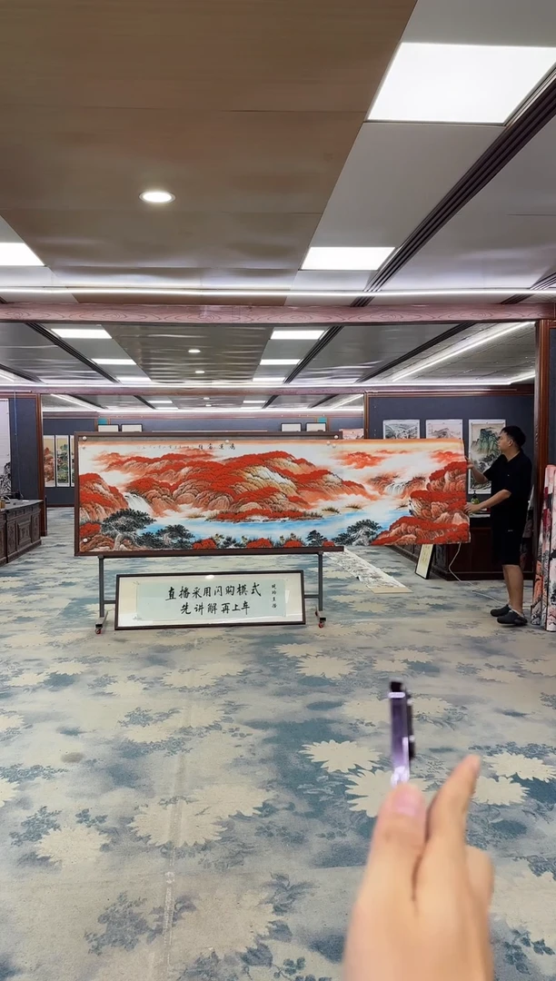 国画Z刘雪红-山水国画-小丈二
