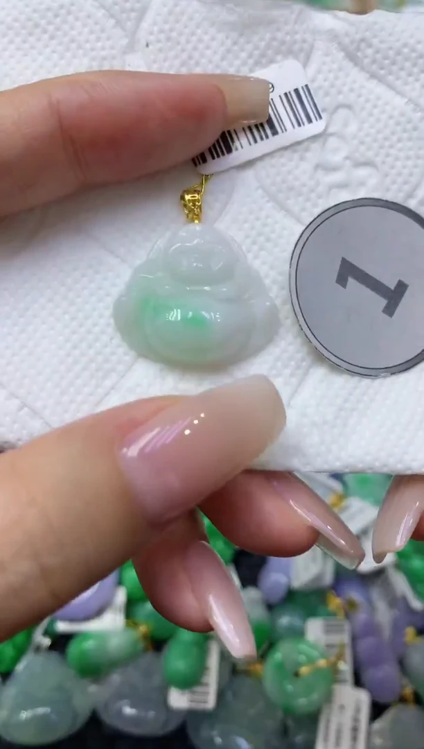 颈饰未镶嵌翡翠天然缅甸翡翠A货