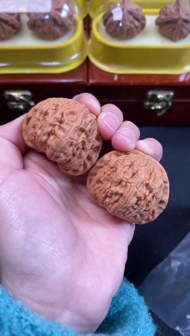 把件文玩核桃白狮子42尺F606