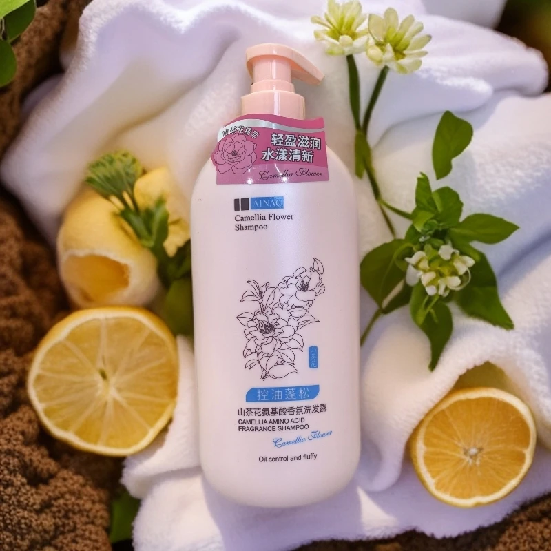 山茶花氨基酸香氛洗发露大容量洗发水蓬松控油保湿清新美肌丝滑