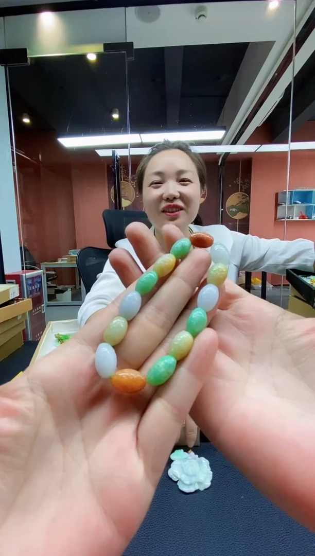 颈饰未镶嵌翡翠翡翠手串